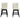 Upholstered Swivel Bar Stools High Back (Set of 2) - Cream White