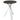 Edgerton - Round Height Bistro Bar Table - Dark Oak