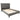 Contemporary Style Bed With Diamond Tufted Headboard