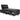 Sleeper Sofa Chair, Convertible Pull Out Bed Couch - Black