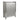 1 Piece Chest With 5 Drawers Snake Skin Bedroom Furniture - Silver