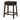 Bar Stool Counter Height, Saddle Seat, Transitional (Set of 2)