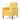 Mid - Century Modern Recliner With Button Tufted Waffle Stitch - Yellow