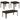 Amaro - 3 Piece Coffee And End Table Set - Dark Brown