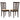 Lattice Back Side Chair (Set of 2) - Brown