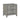 Modern 2 Drawer Nightstand In Gray Finish With Silver Metal Handles, Contemporary Bedside Table With Smooth Glide Drawers