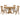 Auburn - 5 Piece Dining Set - Natural / Light Brown