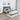 Queen Size Upholstered Platform Bed Frame With Button Tufted Linen Fabric Headboard - Dark Gray