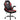 PU Leather Computer Chair Ergonomic Office Chair with Lumbar Support - Black/Red