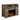 Tobias - Fireplace With Shelf Storage - Oak