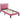Glamours Style Bed With Diamond Tufted Padded Headboard