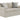 Upendo - Pattern Linen Sofa With 2 Toss Pillows - Beige