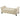 Glistening - Upholstered Storage Bench With Rolled Arms And Wood Legs - Beige