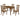 Liandra - 5 Piece Dining Set - Chestnut