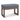 Milltown - Footstool Small Ottoman Bench - Dark Gray - Faux Leather