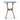French Bistro Table Outdoor Elegance - White / Blue