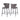 Modern Bar Stools With Upholstery And Metal Footrest (Set of 2)