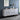 Panos - Console Cabinet - White Marcle / Chrome