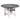 Counter Height Dining Table With Built In Lazy Susan And Storage Shelves