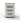 3 Drawer Nightstand With Glass Accents, Bedside Table For Bedroom - Silver
