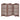 Freestanding Foldable Pet Gate For Dogs - Brown