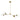 Jewel - 4 Lights Modern Farmhouse Chandelier Ceiling Hanging Light Fixture - Clear / Gold