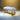 Bagley II - Bench Faux Fur - White / Gold