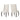 Modern Wingback Dining Chair (Set of 2) With Upholstered - Ivory