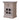 Glazed Bedside Table - Stone White