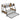 Modern Metal Bunk Bed With Side Ladders And Guardrail