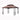 13 0 Outdoor Patio Gazebo Canopy Tent With Ventilated Double Roof And Mosquito Net (Detachable Mesh Screen On All Sides) Suitable For Lawn Garden Backyard And Deck Top - Brown