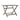 Blissique - Outdoor Foldable Wood Dining Table With Slat Design