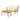 4 Person Outdoor Seating Group With Cushions Comfortable Patio Set - Teak
