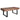 Rectangular Coffee Table With U-Shaped Legs Living Room - Multi