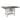 Counter Height Dining Table With 2 Leaves, Under Table Storage - Antique White / Gray