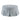 Skirted Tufted Round Ottoman With Button Top - Gray