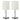 Lighting, Table Lamp, USB Port Included, Nickel, Contemporary (Set of 2)