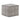 Brynn - Square Pouf - Patterned Black / Natural