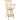 Rustic Bar Stool, Fir Wood Construction, Wide Armrest