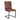Ergonomic Technology Fabric Dining Chairs With Black Metal Legs, Comfortably Simple Design, (Set of 4) - Brown