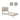 3 Piece Bedroom Set With Bed And 2 Nightstands