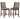 Allen - Upholstered Counter Chair (Set of 2) - Oak