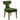 Oliver - Dining Chair (Set of 2) - Moss Green / Rustic Brown