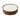 Round Coffee Table With Ball Feet, Pull Handle Storage Drawer - Bouguer Walnut / Brown