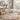 Edo - 5 Piece Dining Set, Trestle Dining Table With 4 Windsor Chairs - White
