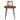 Mini Round Fold Vanity - Chestnut