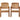 Acacia Wood Outdoor Patio Rocking Chair With Cushion (Set of 2) - Natural / Cream