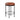 Michael - Backless Counter Height Stool With Padded Seat And Powder Coated Frame - Caramel