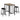 3 Pieces Dining Set, Counter Height, Rectangular, Small, Contemporary & Modern