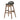 Contemporary Bar Stool With Stylish Seat And Small Backrest
